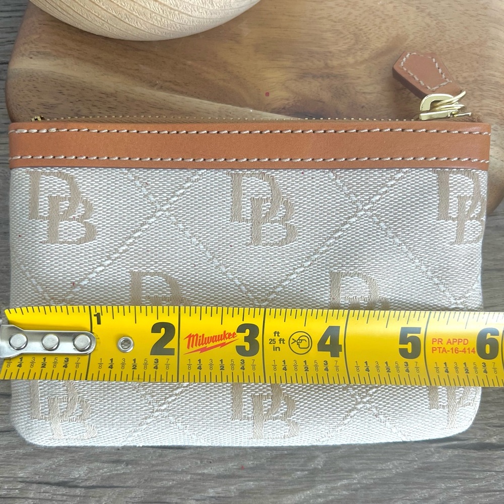 Dooney & Bourke Beige and Tan Wristlet - Picture 10 of 12